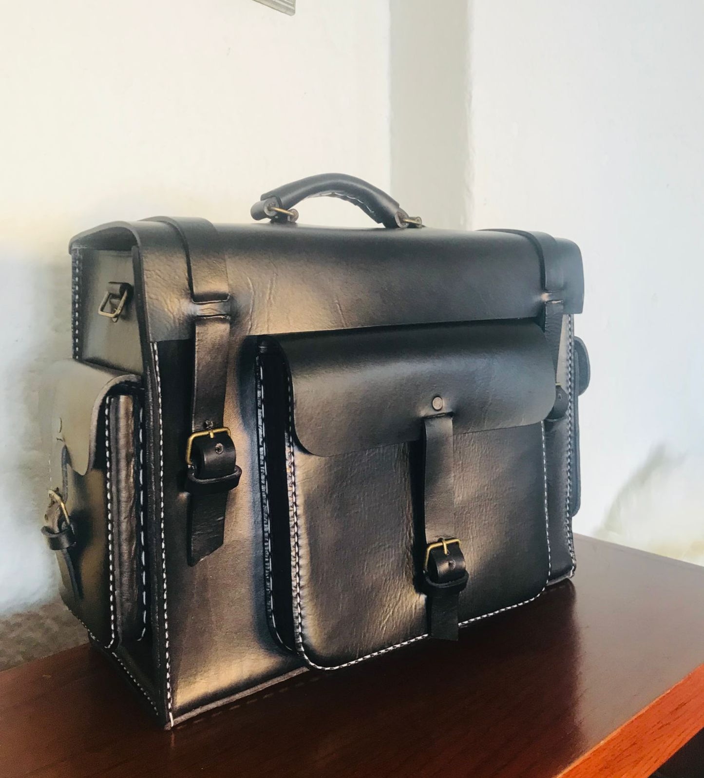 Lux leather box - pink (Production time - 15 days)