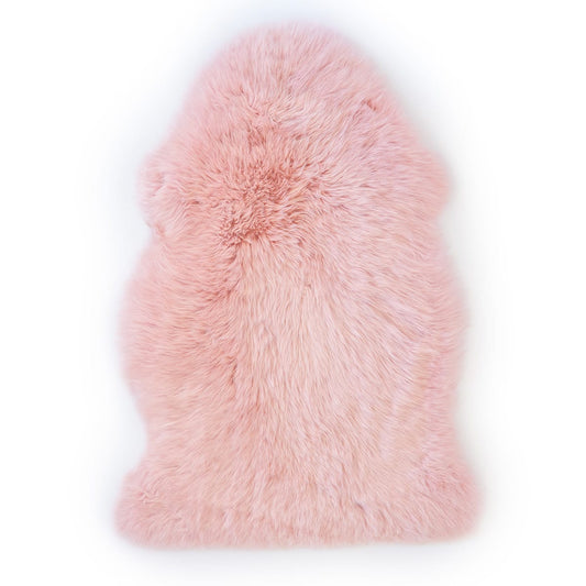 Genuine baby pink sheepskin 