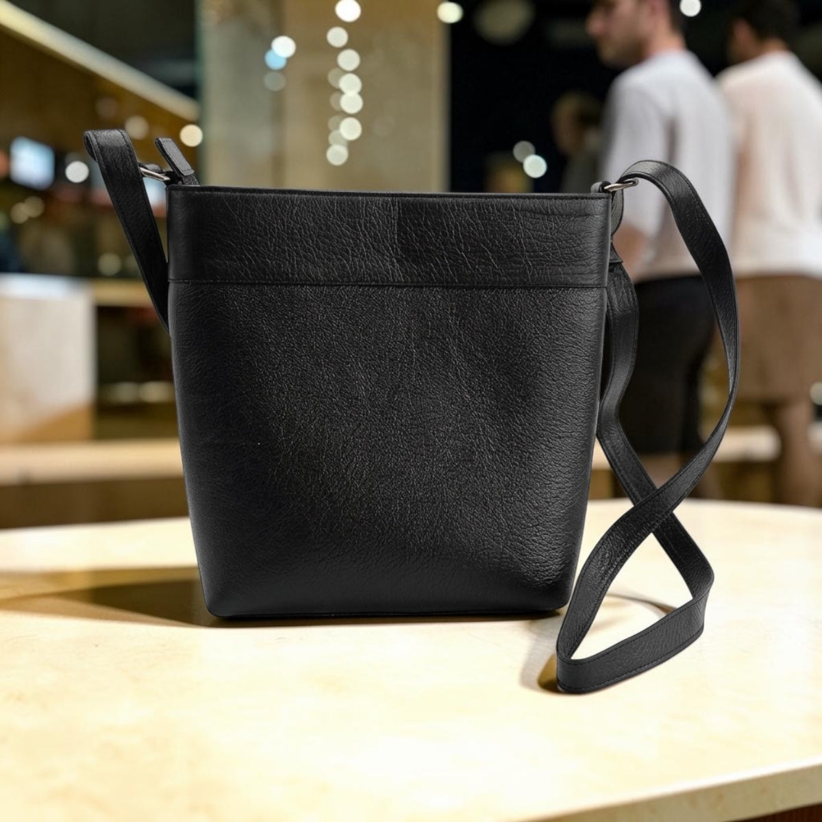 Strata genuine leather crossbody - (Ready to ship)