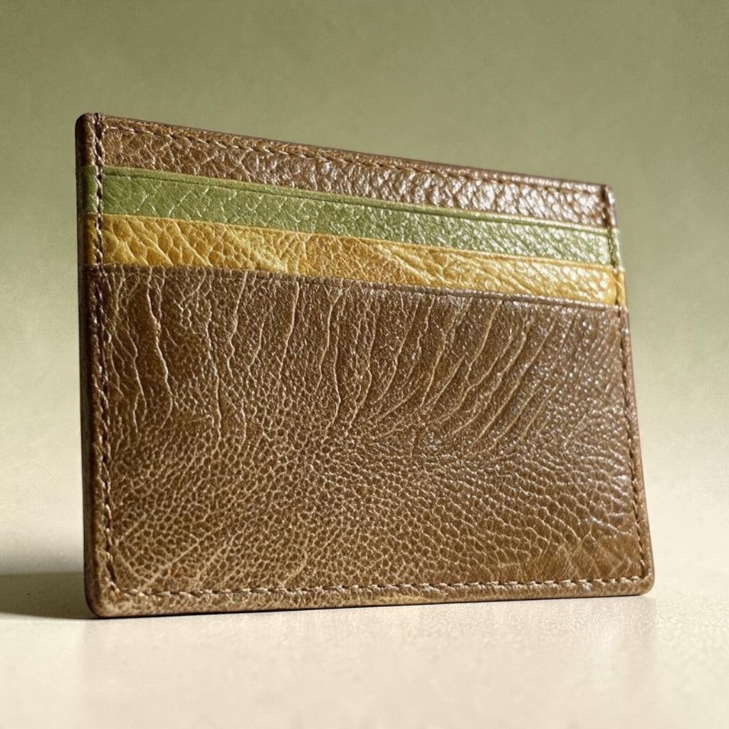 Ostrich Shin Card wallet (Ready to ship)