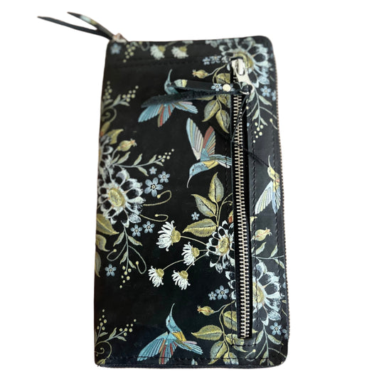 Genuine leather floral travel wallet by NaniTa & Co