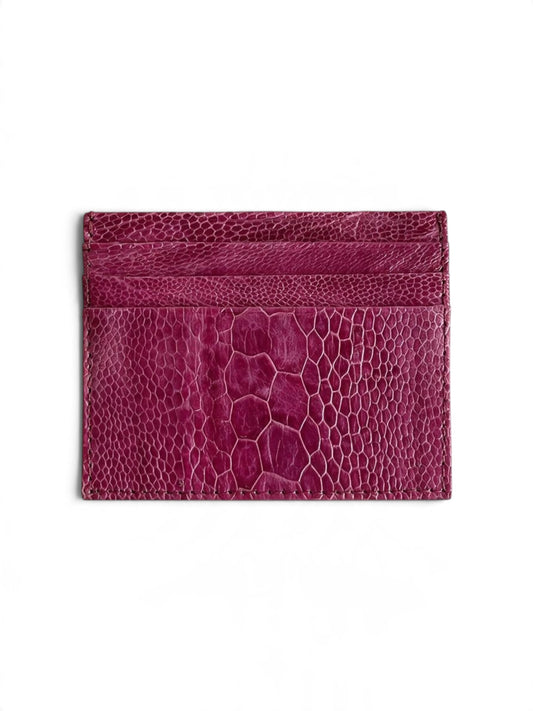 Ostrich Shin Card wallet (Ready to ship)