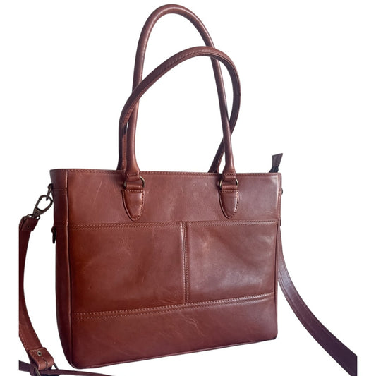 Genuine leather laptop bag by NaniTa & Co