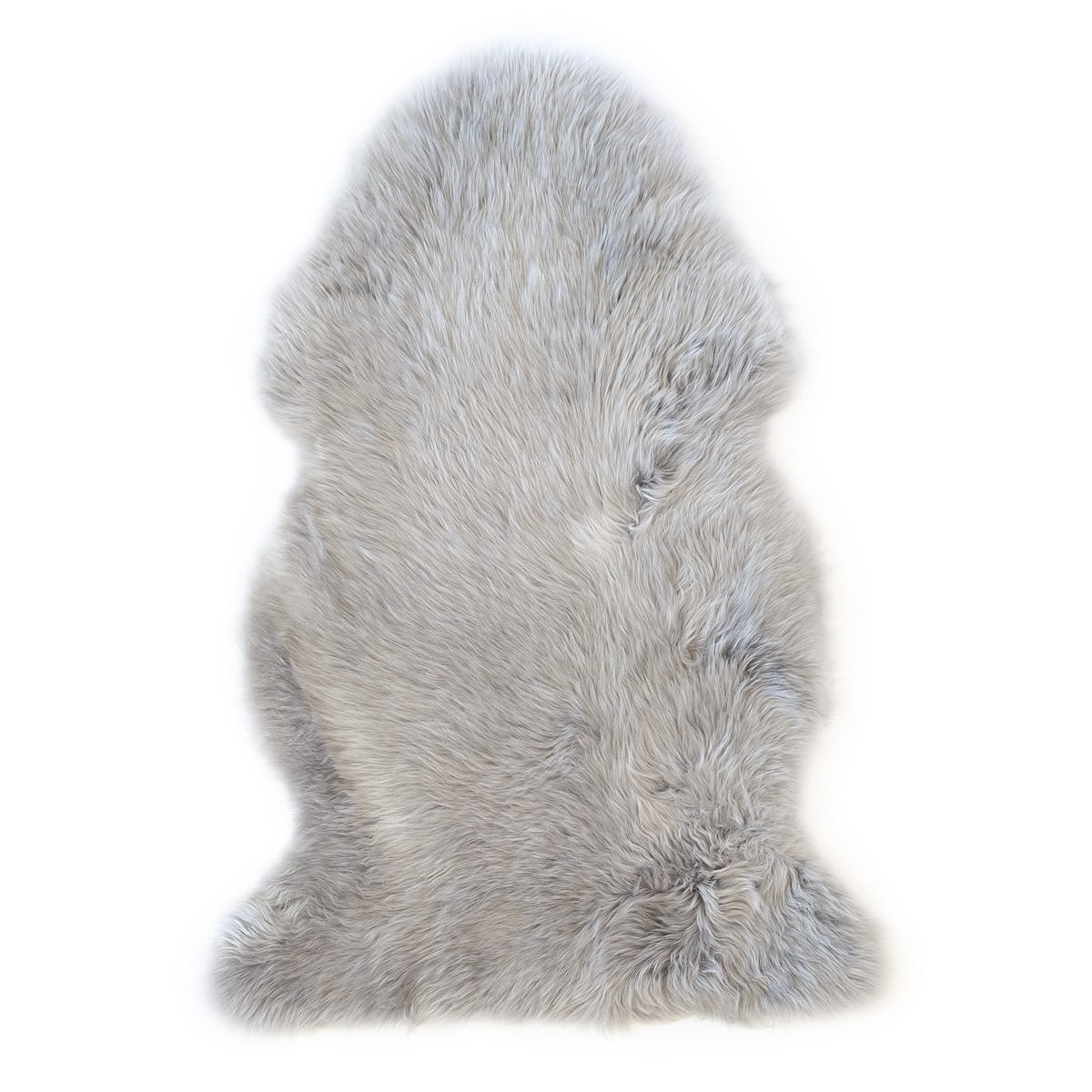 Genuine grey  sheepskin 